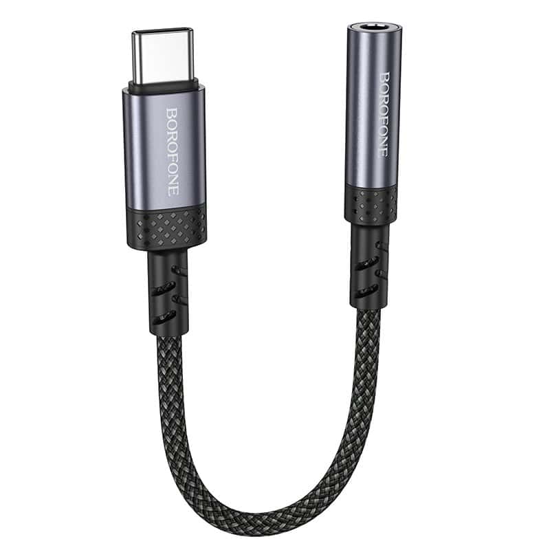 Borofone BV24 USB Type C Male to 3.5mm Digital Audio Converter Cable Adapter Borofone BV24 USB Type C Male to 3.5mm Digital Audio Converter Cable Adapter